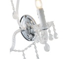 Arte Illumina Απλίκα Τοίχου Μέταλλο Γυαλί 2XE14 ΜΑΧ 15W 330X425mm Μεταλλικό KRISTALLO (144-47002)