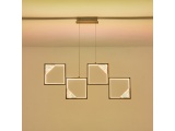 Arte Illumina Φωτιστικό Οροφής Αλουμινίου LED 36W 3000K 850lm 820X16X1340mm Μαύρο SQUARE (144-46062)