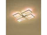 Arte Illumina Φωτιστικό Οροφής Αλουμίνιο LED 36W 3000K 900lm 450X580X55mm Μαύρο SQUARE (144-46061)