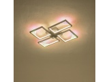 Arte Illumina Φωτιστικό LED Οροφής AΛΟΥΜΙΝΙΟ 36W 3000Κ 1200lm 450X580X55mm AΣΗΜΙ SQUARE (144-46060)
