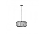 Arte Illumina Φωτιστικό Κρεμαστό Μεταλλικό 1XE27 Max 15W 340X340X1520mm Μαύρο OGGI (144-46028)