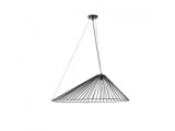 Arte Illumina Φωτιστικό Κρεμαστό Μεταλλικό 1XE27 Max 15W 800x520x1360mm Μαύρο OGGI (144-46023)