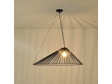 Arte Illumina Φωτιστικό Κρεμαστό Μεταλλικό 1XE27 Max 15W 800x520x1360mm Μαύρο OGGI (144-46023)