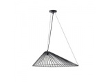 Arte Illumina Φωτιστικό Κρεμαστό Μεταλλικό 1XE27 Max 15W 600X390X1300Dmm Μαύρο OGGI (144-46022)
