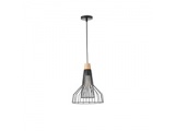 Arte Illumina Φωτιστικό Κρεμαστό Μεταλλικό 1XE27 Max 15W 260X260X1370mm Μαύρο OGGI (144-46017)