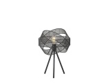 Arte Illumina Φωτιστικό Επιτραπέζιο Μεταλλικό 1XE27 Max 15W 300X300X4700mm Μαύρο OGGI (144-46016)