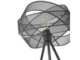 Arte Illumina Φωτιστικό Επιτραπέζιο Μεταλλικό 1XE27 Max 15W 300X300X4700mm Μαύρο OGGI (144-46016)