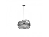 Arte Illumina Φωτιστικό Κρεμαστό Μεταλλικό 1XE27 Max 15W 250X250X1280mm Μαύρο OGGI (144-46015)