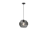 Arte Illumina Φωτιστικό Κρεμαστό Μεταλλικό 1XE27 Max 15W 450X450X1340mm Μαύρο OGGI (144-46013)