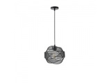 Arte Illumina Φωτιστικό Κρεμαστό Μεταλλικό 1XE27 Max 15W 450X450X1340mm Μαύρο OGGI (144-46013)