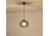 Arte Illumina Φωτιστικό Κρεμαστό Μεταλλικό 1XE27 Max 15W 450X450X1340mm Μαύρο OGGI (144-46013)