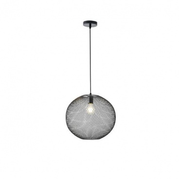 Arte Illumina Φωτιστικό Κρεμαστό Μεταλλικό 1XE27 Max 15W 250X250X1280mm Μαύρο OGGI (144-46012)