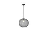 Arte Illumina Φωτιστικό Κρεμαστό Μεταλλικό 1XE27 Max 15W 250X250X1280mm Μαύρο OGGI (144-46012)
