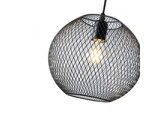 Arte Illumina Φωτιστικό Κρεμαστό Μεταλλικό 1XE27 Max 15W 350X350Χ1360mm Μαύρο OGGI (144-46011)