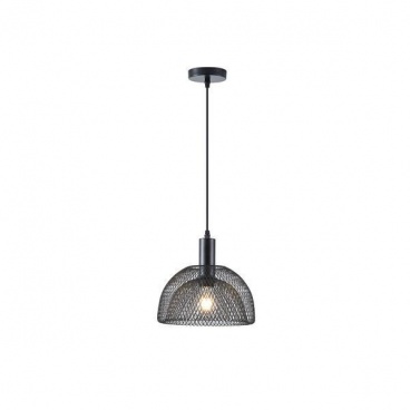 Arte Illumina Φωτιστικό Κρεμαστό Μονόφωτο 1XE27 Max 15W 255X1280mm Μαύρο OGGI (144-46010)