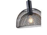 Arte Illumina Φωτιστικό Κρεμαστό Μονόφωτο 1XE27 Max 15W 255X1280mm Μαύρο OGGI (144-46010)