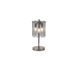 Arte Illumina Φωτιστικό Επιτραπέζιο Γυαλί 3XE14 Max 15W Φ200Χ430mm Μαύρο MIRA (144-40022)