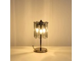 Arte Illumina Φωτιστικό Επιτραπέζιο Γυαλί 3XE14 Max 15W Φ200Χ430mm Μαύρο MIRA (144-40022)