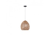 Arte Illumina Φωτιστικό Κρεμαστό Μπαμπού Καφέ 1XE27 Max 15W 300X300X300mm CALYPSO (144-33088)