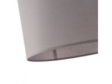 Arte Illumina Φωτιστικό Κρεμαστό Ύφασμα Γκρι 1XΕ27 Max 15W Φ380Χ240mm SOHO (144-33068)
