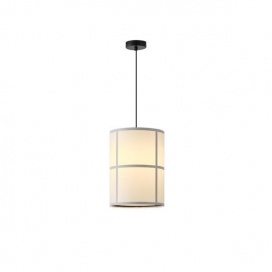 Arte Illumina Φωτιστικό Κρεμαστό Ύφασμα Μαύρο 1XΕ27 ΜΑΧ 15W Φ250Χ1180mm Μαύρο ERA (144-33066)
