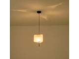 Arte Illumina Φωτιστικό Κρεμαστό Ύφασμα Ε14 ΜΑΧ 15W Φ250Χ900mm ΜΠΕΖ TOSCANY (144-33062)