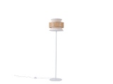 Arte Illumina Φωτιστικό Επιδαπέδιο Ύφασμα 1XE27 Max 15W 350X1450mm MΠΕΖ - Ματ Άσπρο ISLA (144-33054)