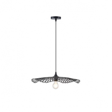 Arte Illumina Φωτιστικό Μπαμπού 1XE27 Max 15W 475X1160mm Μαύρο CROSSLINE (144-31011)