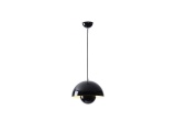 Arte Illumina Φωτιστικό Κρεμαστό Μεταλλικό 1ΧE27 Max 15W 300X1290mm Μαύρο JARDEN (144-28550)