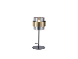 Arte Illumina Φωτιστικό Επιτραπέζιο E27 Max 15W 180X415mm Μαύρο Χρυσό RELIAC (144-28543)