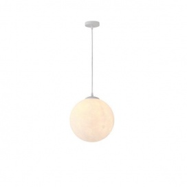 Arte Illumina Φωτιστικό Κρεμαστό Μεταλλικό 1XΕ27 Max 15W 300X1370mm Λευκό SELINI (144-24141)