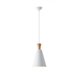 Arte Illumina Φωτιστικό Κρεμαστό Μεταλλικό1XΕ27 Max 15W 200X1380mm Άσπρο SIMPLO (144-24130)