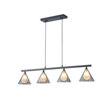 Arte Illumina ΓυαλίΝΟ Φωτιστικό Κρεμαστό Τετράφωτο ΦΙΜΕ G9 Max 4x10W 1080x1410mm DELTA (144-24114)