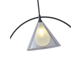Arte Illumina ΓυαλίΝΟ Φωτιστικό Κρεμαστό ΦΙΜΕ G9 Max 25W 410X180+1200mm DELTA (144-24111)