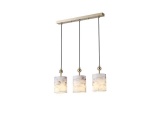 Arte Illumina Κρεμαστό Φωτιστικό Τρίφωτο 3XE14 ΜΑΧ 15W 570X130X1000mm VERONA (144-24068)