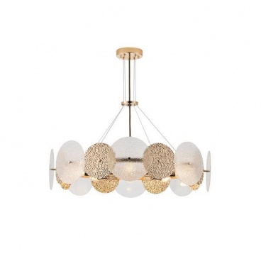 Arte Illumina Κρεμαστό Φωτιστικό Χρυσό 8XE14 ΜΑΧ 40W Φ700H690mm GLOW (144-24042)