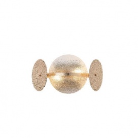 Arte Illumina Απλίκα Τοίχου Χρυσή 2XE14 ΜΑΧ 40W 160Χ330Χ180mm GLOW (144-24040)