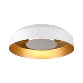 Arte Illumina Πλαφονιέρα Λευκό - Χρυσό 20W 3000K 1482Lm Φ400mm STIGMA (144-18058)
