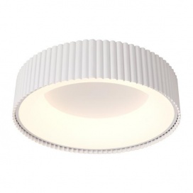 Arte Illumina Πλαφονιέρα Μεταλλική LED 30W 3000K 2262Lm Λευκή Φ460mm HALLO (144-18052)