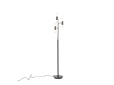 Arte Illumina Επιδαπέδιο Φωτιστικό LED 18W 3000K 1800lm 250X1600mm Αλουμίνιο Μαύρο Χρυσό VELAS (144-17054)