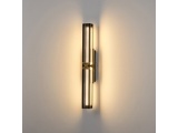 Arte Illumina Απλίκα TOIXOY LED 13W 3000K 1300lm 600X100mm Αλουμινίου Μαύρο -Χρυσό LUIS (144-17044)
