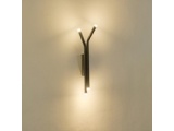 Arte Illumina Απλίκα TOIXOY LED 10W 3000K 1000lm 400X75mm Μαύρο Αλουμινίου CASCADE (144-16086)
