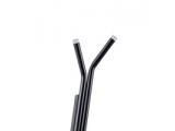 Arte Illumina Απλίκα TOIXOY LED 10W 3000K 1000lm 400X75mm Μαύρο Αλουμινίου CASCADE (144-16086)