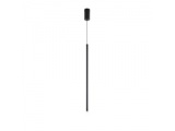 Arte Illumina Φωτιστικό Κρεμαστό LED 3W 3000K 300lm Φ60X1200mm Μαύρο Αλουμίνιο CASCADE (144-16080)