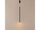 Arte Illumina Φωτιστικό Κρεμαστό LED 3W 3000K 300lm Φ60X1200mm Μαύρο Αλουμίνιο CASCADE (144-16080)