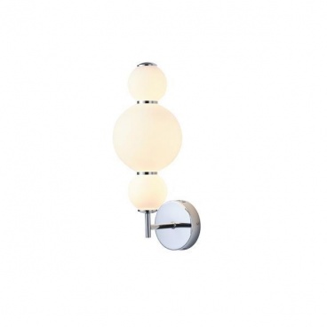 Arte Illumina Απλίκα Τοίχου Αλουμίνιο 12,6W 3000K 1440lm 175x450mm Λευκό BLOSSOM (144-15112)