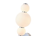 Arte Illumina Απλίκα Τοίχου Αλουμίνιο 12,6W 3000K 1440lm 175x450mm Λευκό BLOSSOM (144-15112)
