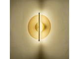 Arte Illumina Απλίκα Τοίχου LED AΛΟΥΜΙΝΙΟ με Γυαλί 10W 3000K 1200lm Φ300x1320mm MEΛΙ DISC (144-15086)
