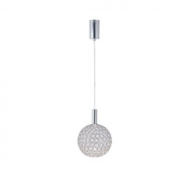 Arte Illumina Φωτιστικό Μονόφωτο Μέταλλο Οβάλ LED 6,3W 3000K 648lm Φ250x1630mm AΣΗΜΙ PERFORATO (144-15070)