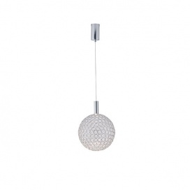 Arte Illumina Φωτιστικό Μονόφωτο Μέταλλο Οβάλ LED 6,3W 3000K 648lm Φ20x1588mm AΣΗΜΙ PERFORATO (144-15069)